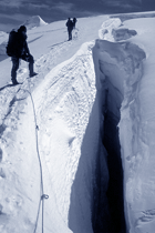 At a Crevasse