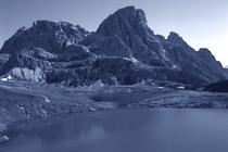 Dreischusterspitze and Laghi dei Piani