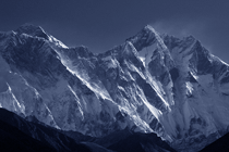 Mount Everest a Lhotse